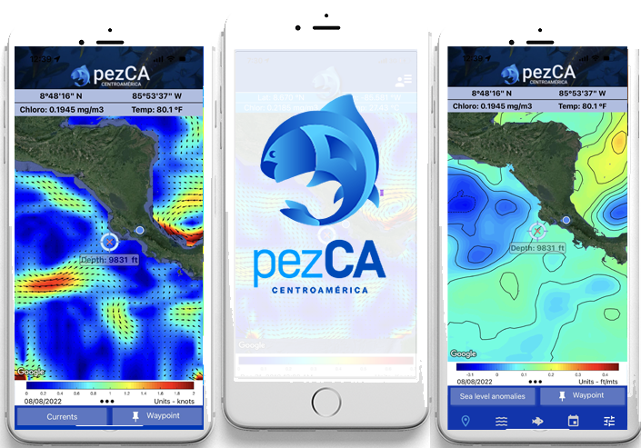 Aplicación de pesca inteligente para Costa Rica